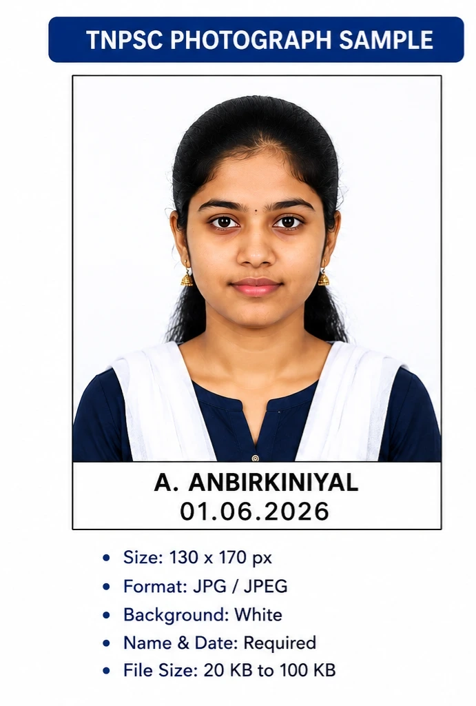 TNPSC Photo Sample